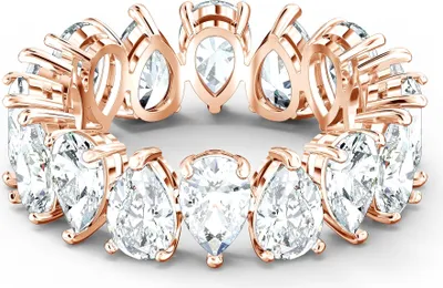 Immagine prodotto di Swarovski 5586164 - Anello Vittore Pear - Rosegoudkleurig - Anello - Country 52