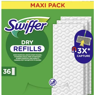 Produktbild von Swiffer Anti-Staub Tücher für Böden trocken 2x36er Pack