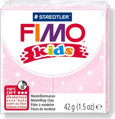 Produktbild von FIMO kids Modelliermasse ofenhärtend pearl rosa 42 g