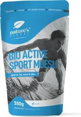 Productafbeelding van Active Sport Muesli - Poeder met HAVERVLOKKEN, TARWEVLOKKEN, Vijgen - 350g