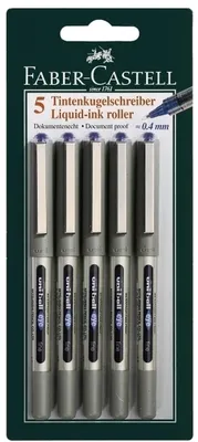 Produktbild von Tintenroller Uni-Ball eye fine 0,4 mm blau Packung mit 10 Stück
