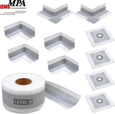 Produktbild von Dichtset Bandset Manschetten Dichtband Elastische Zone Dichtecken Ausdehnbar LEVEL+ EZ5