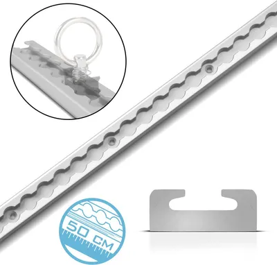 Obrázek produktu pro STAHLWERK Upevnovací lišta 50 cm letecká lišta Upevnovací lišta z hliníku