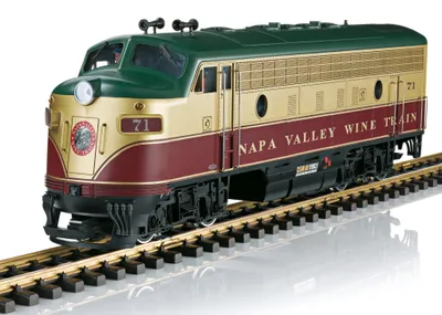 Image de LGB L20580 Locomotive diesel pour train miniature Napa Valley F7 A