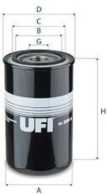 Produktbild von Kraftstofffilter UFI 24.266.00 Filtereinsatz
