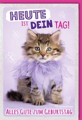 Produktbild von Geburtstag - Glückwunschkarte im Format 11,5 x 17 cm mit Umschlag