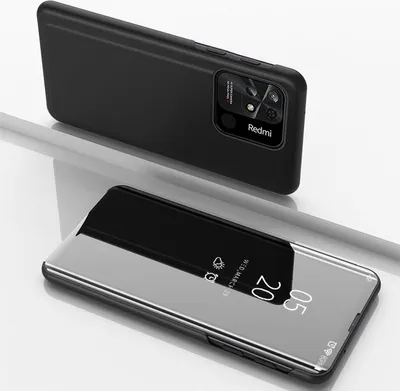 Produktbild von König Design Hülle kompatibel mit Xiaomi Redmi 10C Kunststoff Full Cover Handyhülle - Case Schwarz