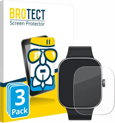 Produktbild von 3x BROTECT Schutzglas für Xiaomi Redmi Watch 4 Schutzfolie Panzer Folie Glas Display Schutz klar