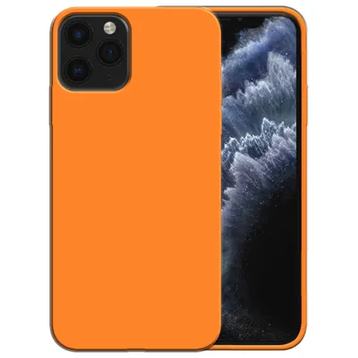 Produktbild von Smartphonica Silikonhülle für iPhone 11 Pro Hülle mit weicher Innenseite - Orange