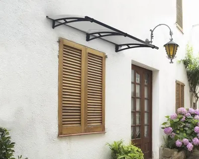 Obrázek produktu pro Stříška PALRAM-Canopia Aquila 205,5x91,5 cm antracitový polykarbonát čirý