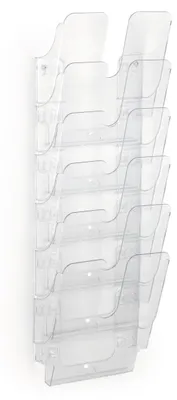 Produktbild von DURABLE Prospektspender A4 hoch 6 St., 1700008401 transparent
