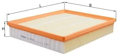Zdjęcie produktu dla Filtr powietrza KNECHT LX 5732