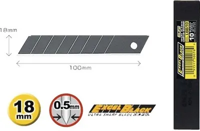 Produktbild von Ersatzklingen Olfa 10 Stück LBB-10B 18mm