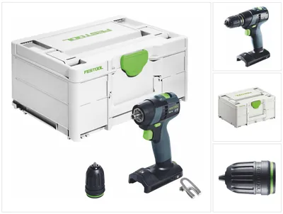 Productafbeelding van Festool TXS 18-Basic accuboormachine 18 V 40 Nm borstelloos ( 576894 ) + Systainer - zonder accu, zonder oplader