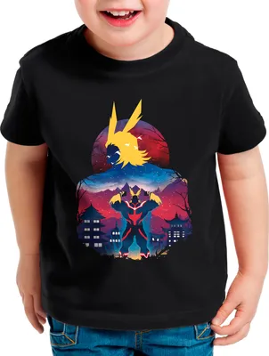 Produktbild von style3 All Might Nights Kinder T-Shirt superhero japan acade mia manga