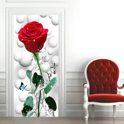 Türfolie Strandmotiv selbstklebend 77x200 cm PVC
