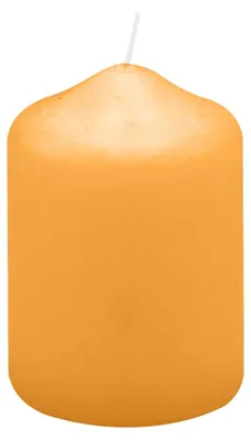 Produktbild von Spitzkopf Stumpen Kerzen Mais Gelb 7 x Ø 5 cm, 12 Stück