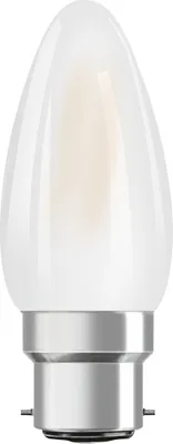 Produktbild von Ledvance Classic Superior LED Glühbirne B22d Kerze Fadenlampe Matt 3.4W 470lm - 927 Extra Warmweiß | Höchste Farbwiedergabe - Dimmbar - Ersatz für 40W