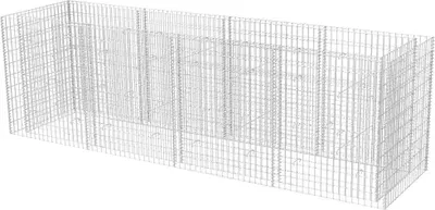 Produktbild von vidaXL Gabionen-Hochbeet Stahl 360×90×100 cm