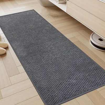 Image de Tapis de cuisine antidérapant lavable, 45 x 120 cm, en microfibre