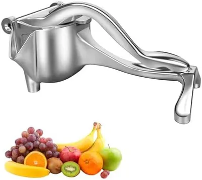 Produktbild von Manuelle Zitronenpresse Edelstahl, Aluminiumlegierung Kompakt, Handpresse Entsafter Obstpresse, Für Granatapfel Presser, Juice, Orangen