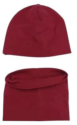 Zdjęcie produktu dla Czapka beanie szalik zestaw dla dziewczynek 0 6 lat jesień zima