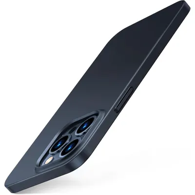 Productafbeelding van Beschermhoes voor iPhone 13 Pro met 2 beschermfolies, ultradun, mat, zwart