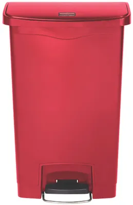 Produktbild von Rubbermaid 1883566, 49 l, Rechteckig, Kunststoff, Harz, Rot, Terrasse, Kunststoff