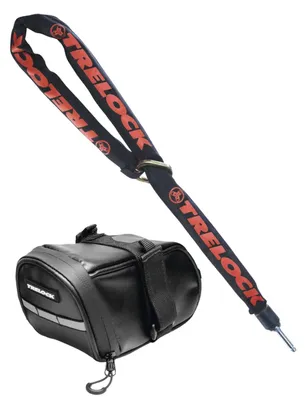 Produktbild von Trelock Einsteckkette ZR 355 100cm, Ø6mm, schwarz, inkl. Satteltasche