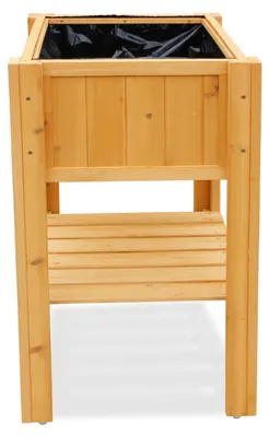 Produktbild von HABAU Hochbeet Blumenbeet Beet Pflanzenbeet Kompaktbeet Gartenbeet Blumenkasten natur