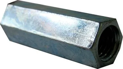 Produktbild von Verbindungsmutter / Distanzmutter M16 x 50 mm Stahl verzinkt Sechskant für Gewindestangen Pack a 25 Stück