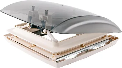 Produktbild von Dachfenster Dachhaube MpK Vision Vent S pro klar 28x28 cm Dachstärke 24 - 46 mm 27P