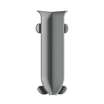 Obrázek produktu pro AP38/2 roh k soklové liště vnitřní ACARA, PVC tmavě šedá, 60 mm, 1 ks