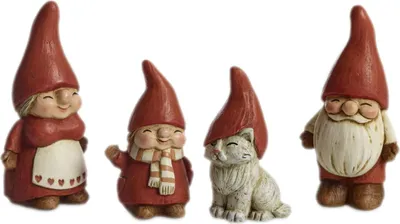 Obrázok produktu pre Nääsgränsgården - Rodina Luva 4 ks. V: 5,5 - 7,5 cm