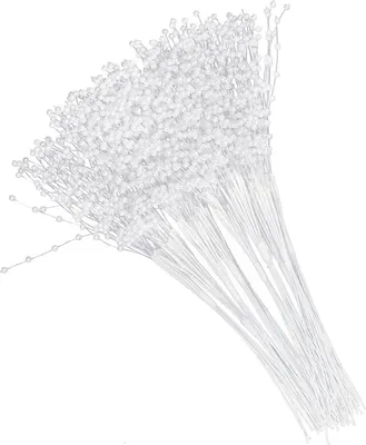 Image de 100 pcs. perles, accessoires de d�coration DIY pour mariages avec 100 options argent, blanc et or (WHITE)