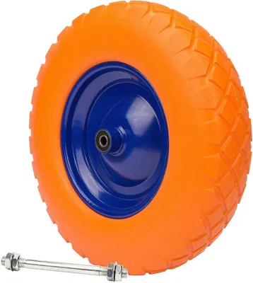 Produktbild von PU-Rad 400 für Schubkarren, Vollgummi 4.80/4.00-8