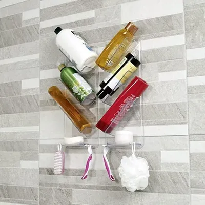 Image de Étagère de rangement pour salle de bain ShowerGem, sans perçage