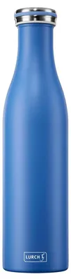 Thermosflasche 0,75 l, doppelwandig, Edelstahl, azur