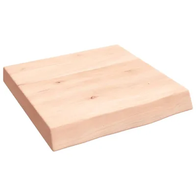 Produktbild von vidaXL Waschtischplatte 40x40x(2-6) cm Massivholz Unbehandelt