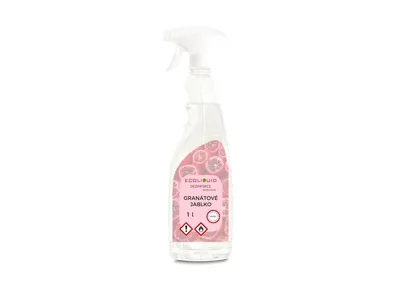 Obrázek produktu pro Ecoliquid ANTIVIRAL dezinfekce na ruce Granátové jablko - viry, bakterie, plísně 1 l sprej