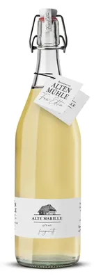 Produktbild von Brennerei Zur Alten Mühle - Alte Marille Fass-Edition - feine Marillen Spirituose in der klassischen Bügelflasche - milder Obstler fassgereift