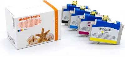 Produktbild von RainbowKit Tinte 4.2-T07154010 kompatibel mit Epson T07154010 [ T0715 ]