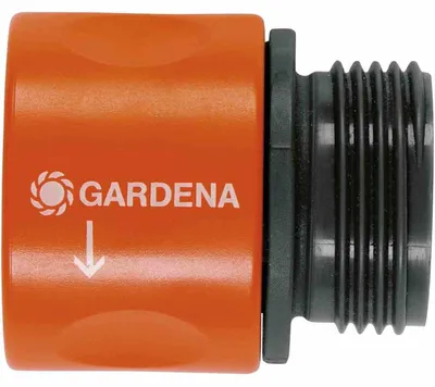 Obrázok produktu pre Gardena 2917-20, Konektor na hadicu, Samec/Samica, Čierna, Oranžová