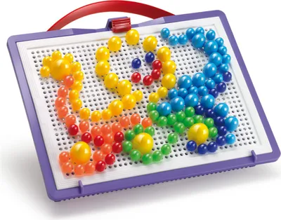 Image de Fantacolor portable 160 clous - quercetti - 0920 - jeu de mosaique