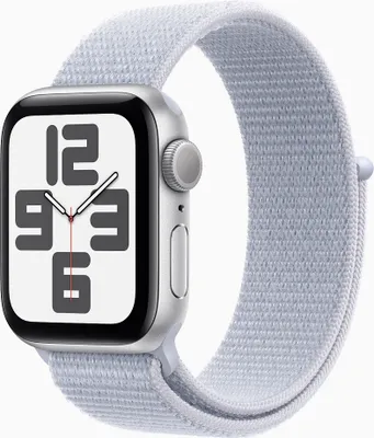 Obrázek produktu pro Apple Watch SE/40mm/Silver/Sport Band/Blue Cloud