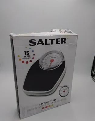 Produktbild von Salter Bodyscale Mechanik Analog Retro Stil Kapazität 150 kg Gewicht präzise einfach Reading Radstand Anti Rutsch Oberfläche ohne Knöpfe oder Batterie