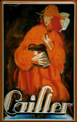Produktbild von Blechschild Cailler Chocolat Schokolade Schild Werbeschild Nostalgieschild