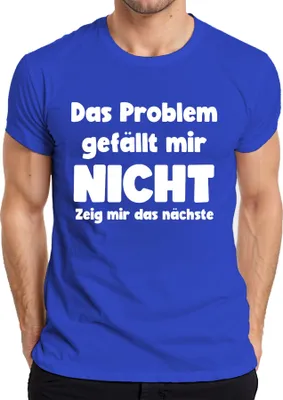 Obrázek produktu pro Neukazujte mi další sarkastické humorné pánské tričko, modré, L