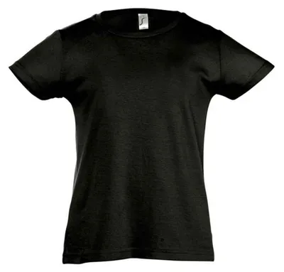 Image de SOLS - T-shirt « Girlie Cherry » pour enfants LT2483 (116) (noir)