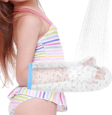 Produktbild von Famanu Schutzhülle für Gips - Wiederverwendbare Duschhülle für Gipsarm oder Verband